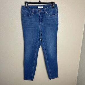 Lauren Conrad LC Skinny Jeans Woman Size 8 Medium Wash Ankle Mid Rise Pants